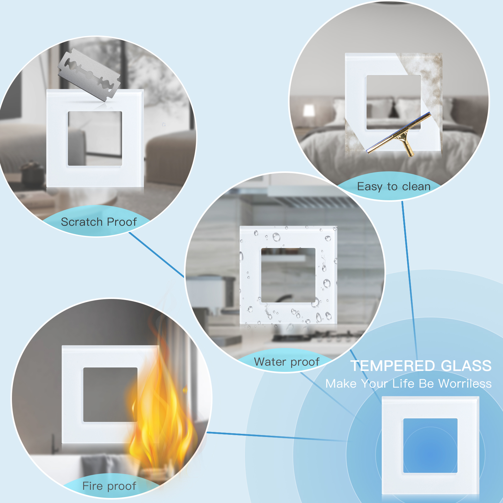 BSEED EU Standard Wall Socket  - Home Automation Panel Diy review and price