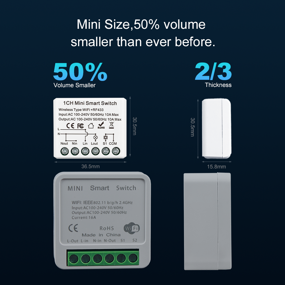 Manhot WIFI 10A Smart Light Sw - Home Automation Diy review and price