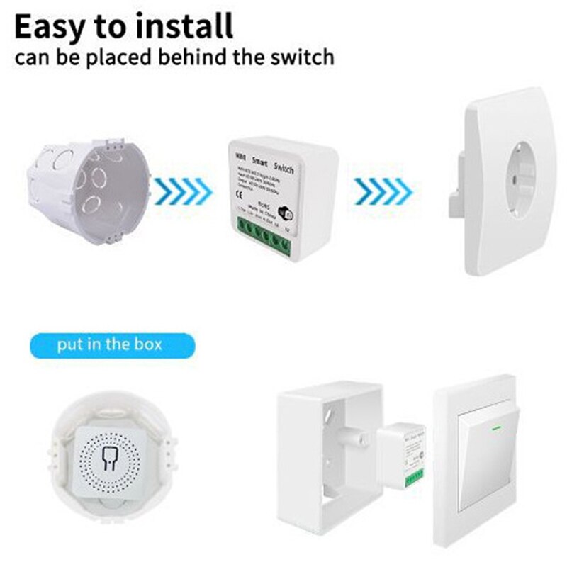 Tuya 16A Mini Wifi Smart Switc - Home Automation Diy review and price