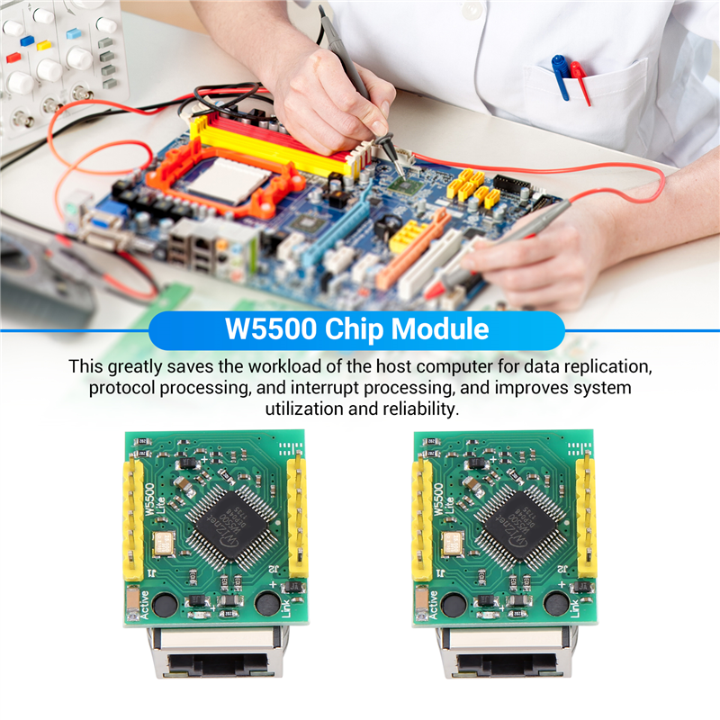 2PCS/LOT USR-ES1 W5500 Chip Ne - Ethernet Module W5500 review and price