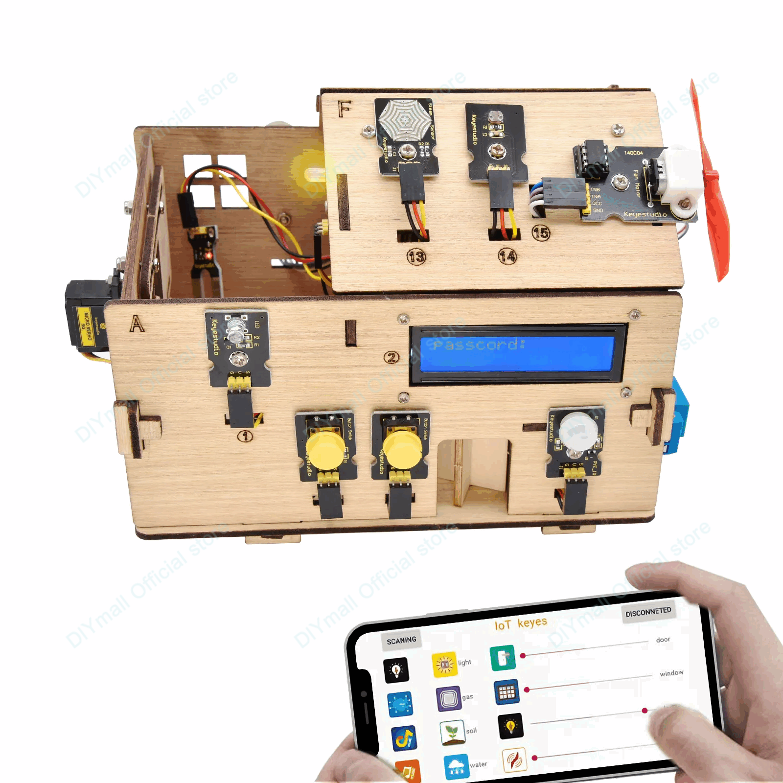Keyestudio Smart IoT Home Kit  - Home Automation With Arduino review and price