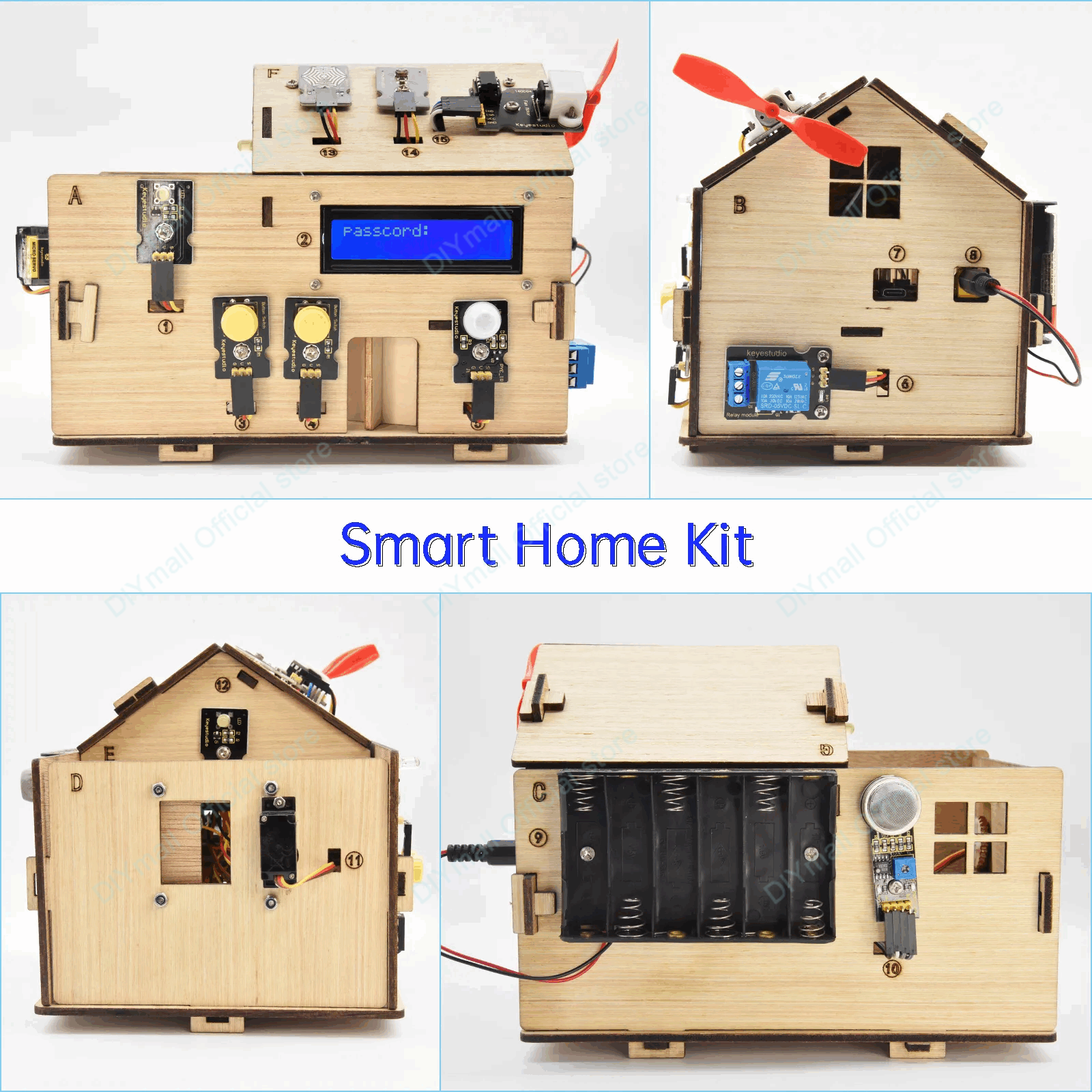 Keyestudio Smart IoT Home Kit  - Home Automation With Arduino review and price