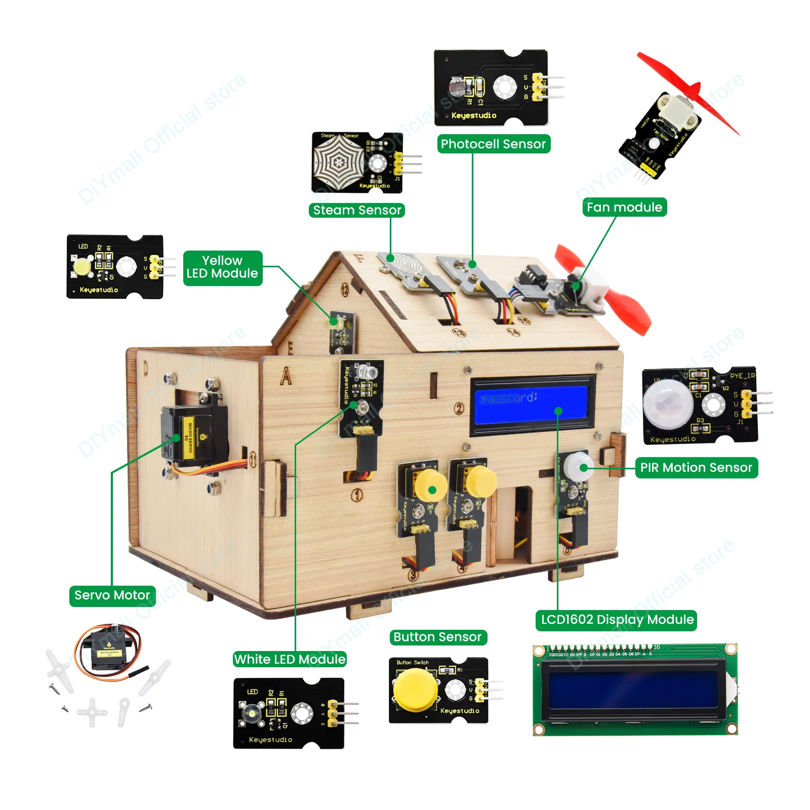 Keyestudio Smart IoT Home Kit  - Home Automation With Arduino review and price