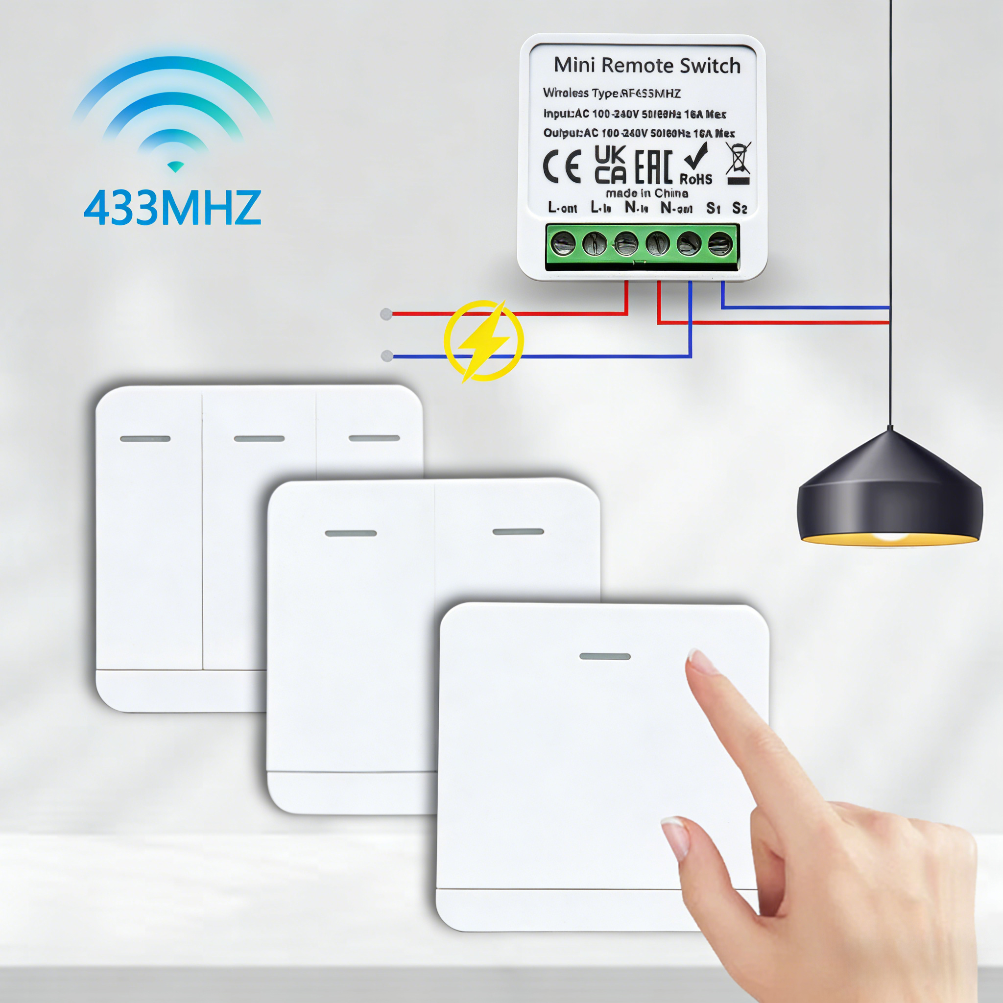 RF 433MHz Smart DIY Wireless S - Home Automation Panel Diy review and price