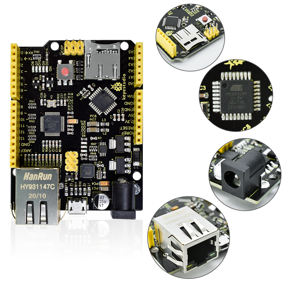Keyestudio W5500 ETHERNET DEVE - Ethernet Module W5500 review and price