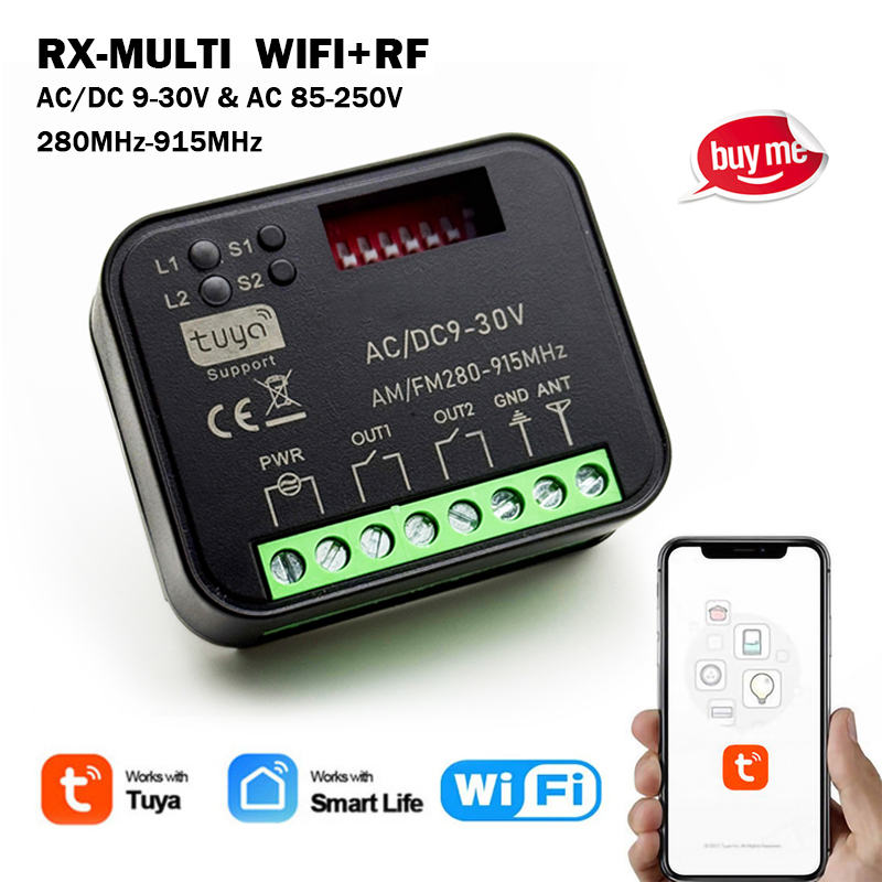 New RX-MULTI 300 a 868 MHz Tuy - 433Mhz Receiver Module review and price