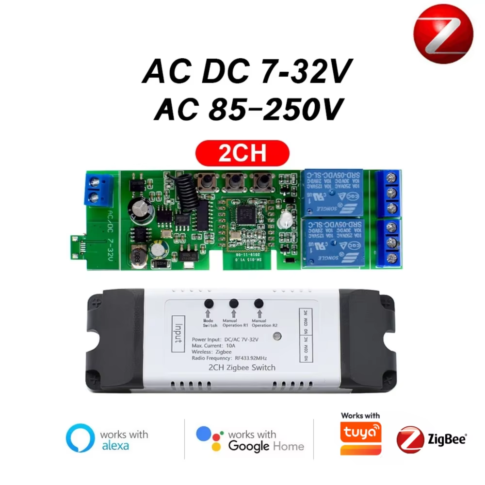 1CH 2CH 4CH 7V 12V 24V 220V Zi - 433Mhz Receiver Module review and price