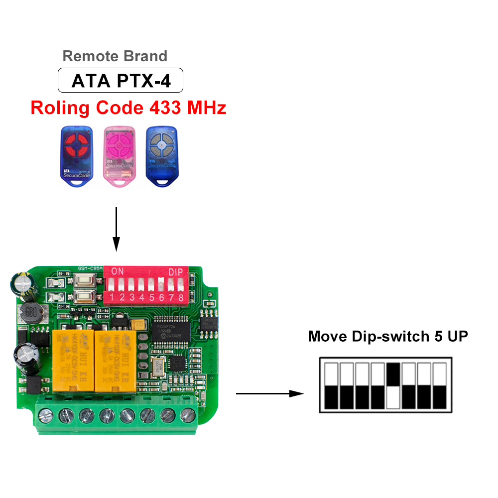 Garage Door Receiver Controlle - 433Mhz Receiver Module review and price
