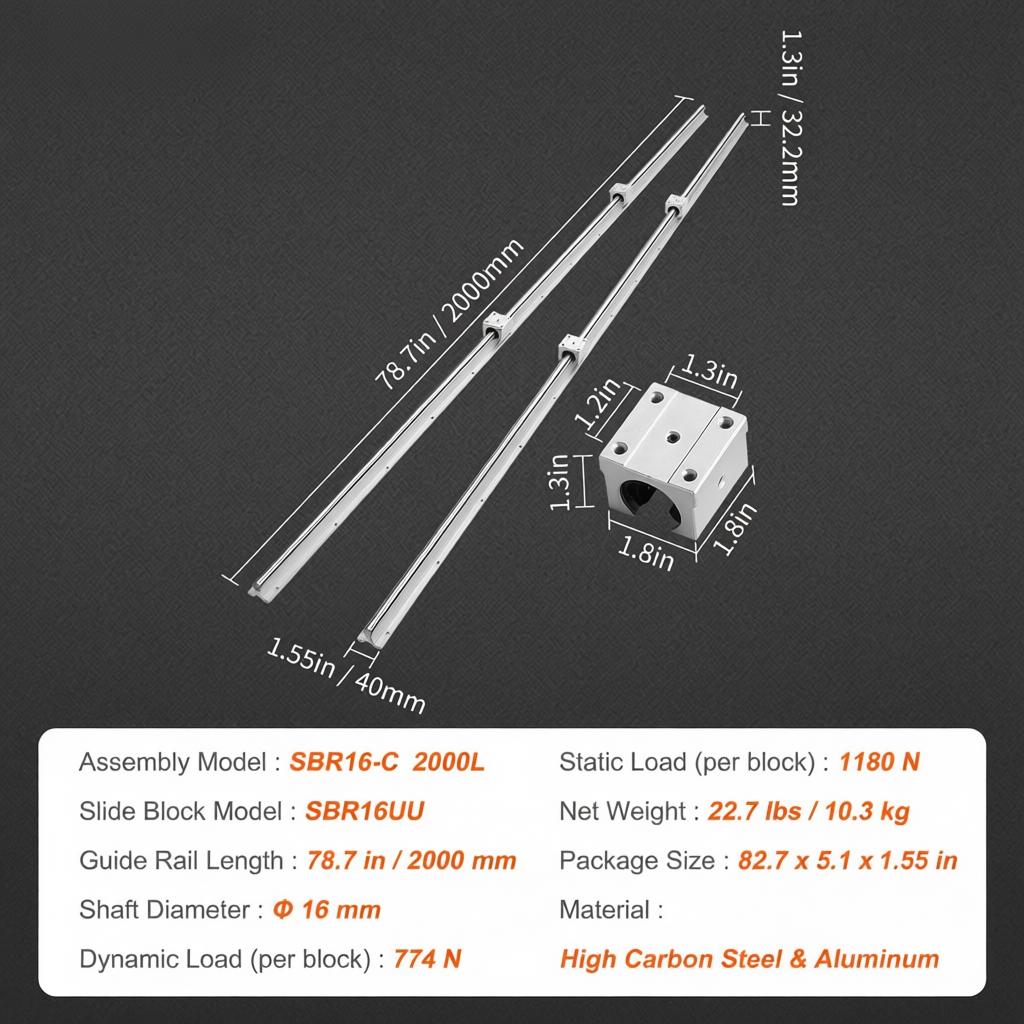 Linear Sliding Track Set 2000m - Diy Automation Projects review and price